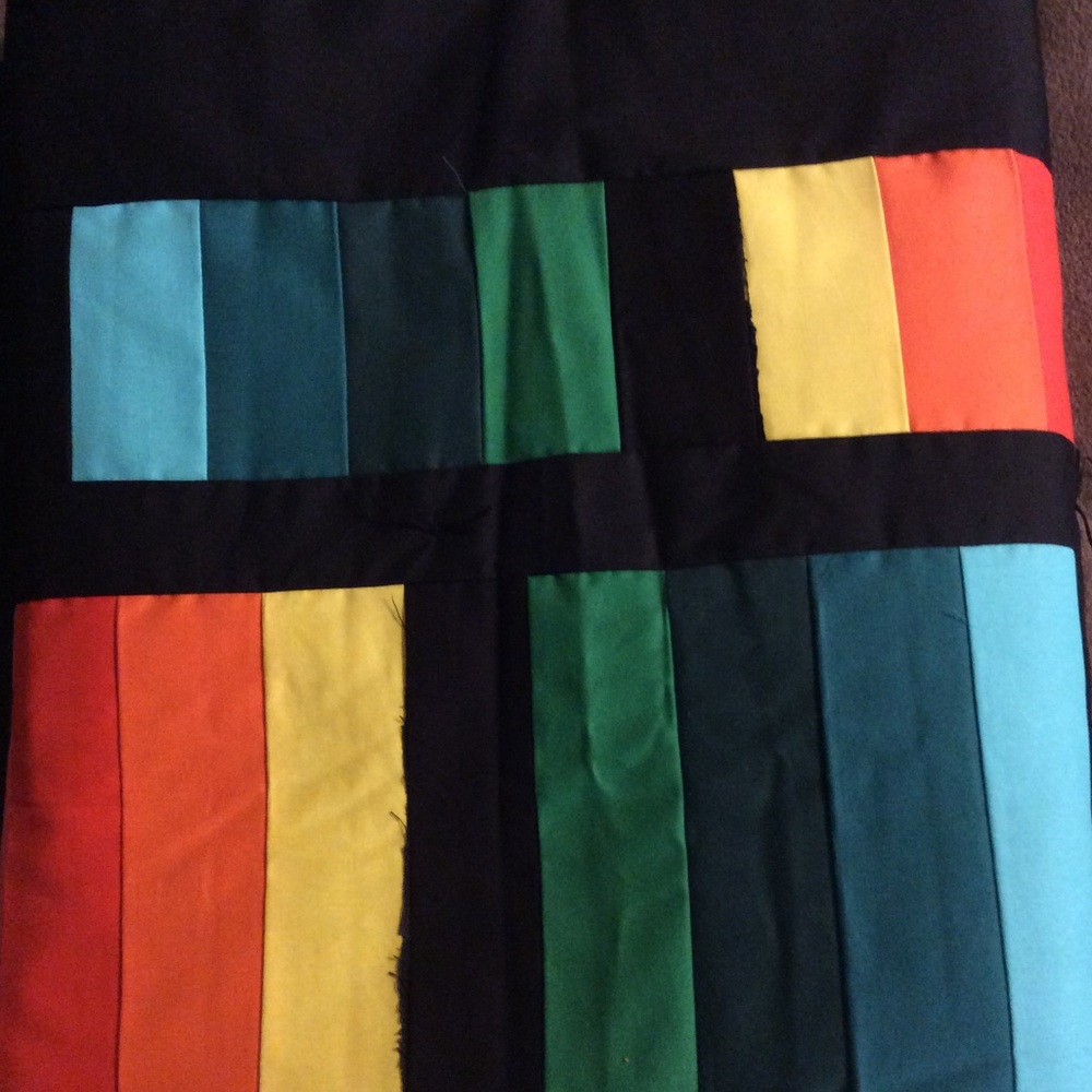 Handmade Colorful Quilt - Picture 4 of 6